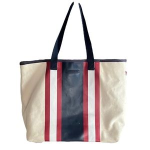 Tommy Hilfiger Large cotton canvas tote